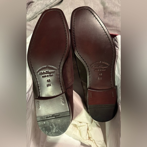 NIB Salvatore Ferragamo SEUL Cap Toe Oxfords Brown Size 6.5 main image 4